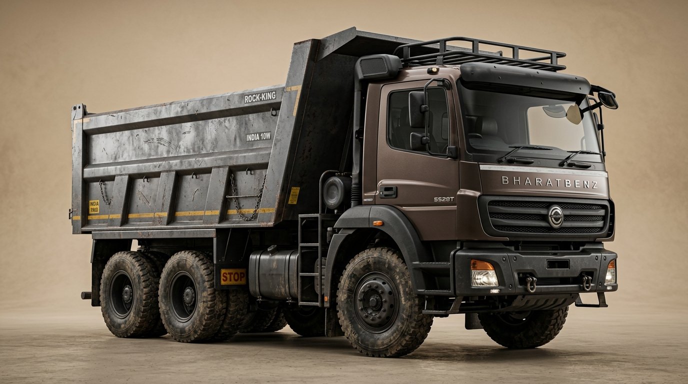 Realistic Commercial Heavy Tipper Truck